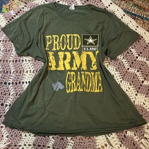 U.S. Army Green Proud Army Grandma Tee